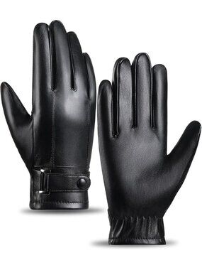 Large Gloves for Men Winter Gloves Warm Touchscreen Driving Gloves